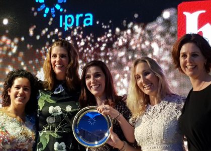 Foto uitreiking IPRA Awards
