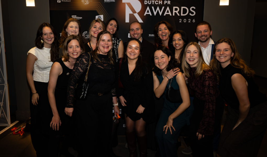 Winst op uitreiking Dutch PR-awards 2026!